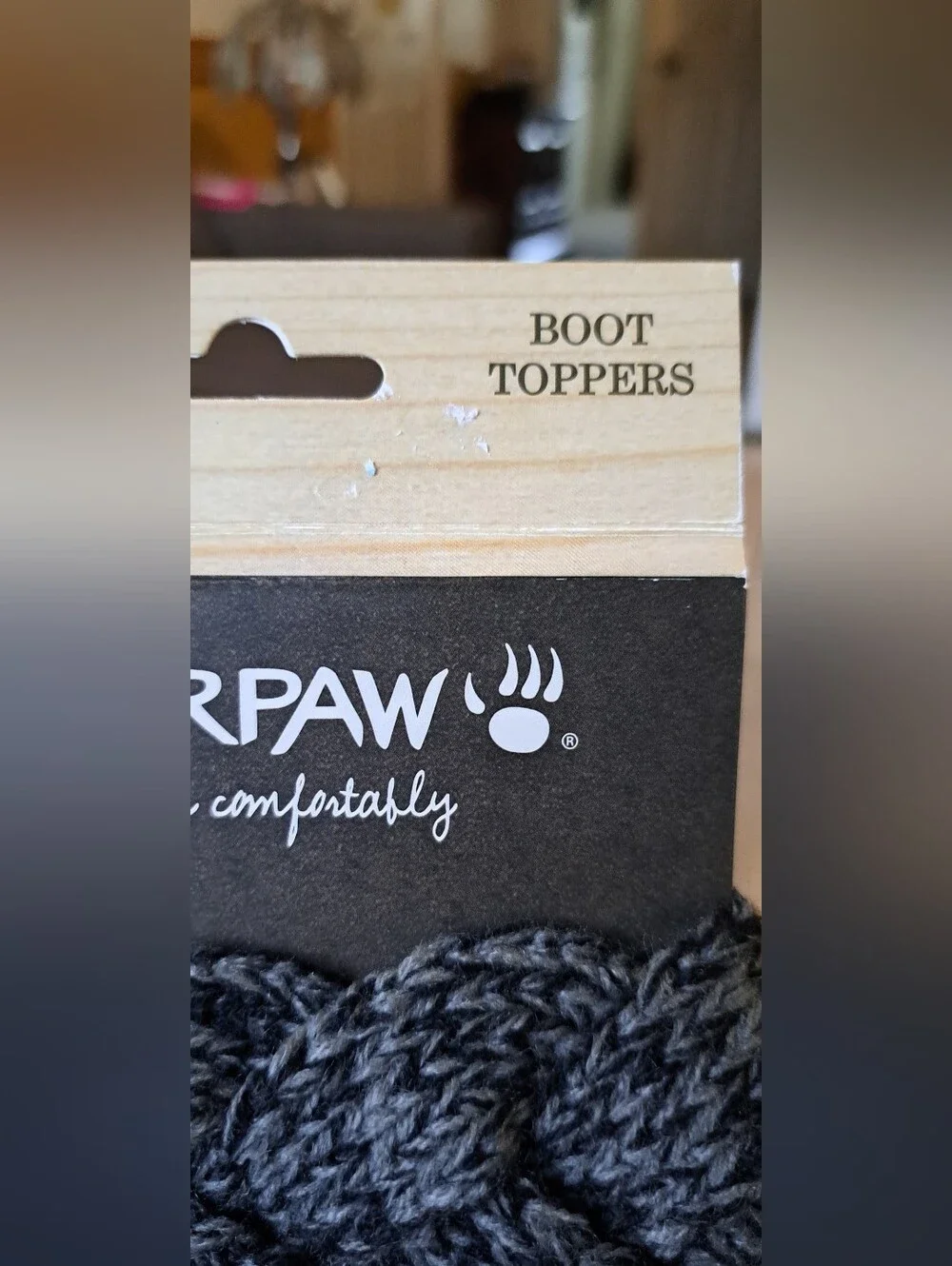 Bearpaw Crochet Cable Knit Boot Topper/Cuff Socks OSFM Machine Washable